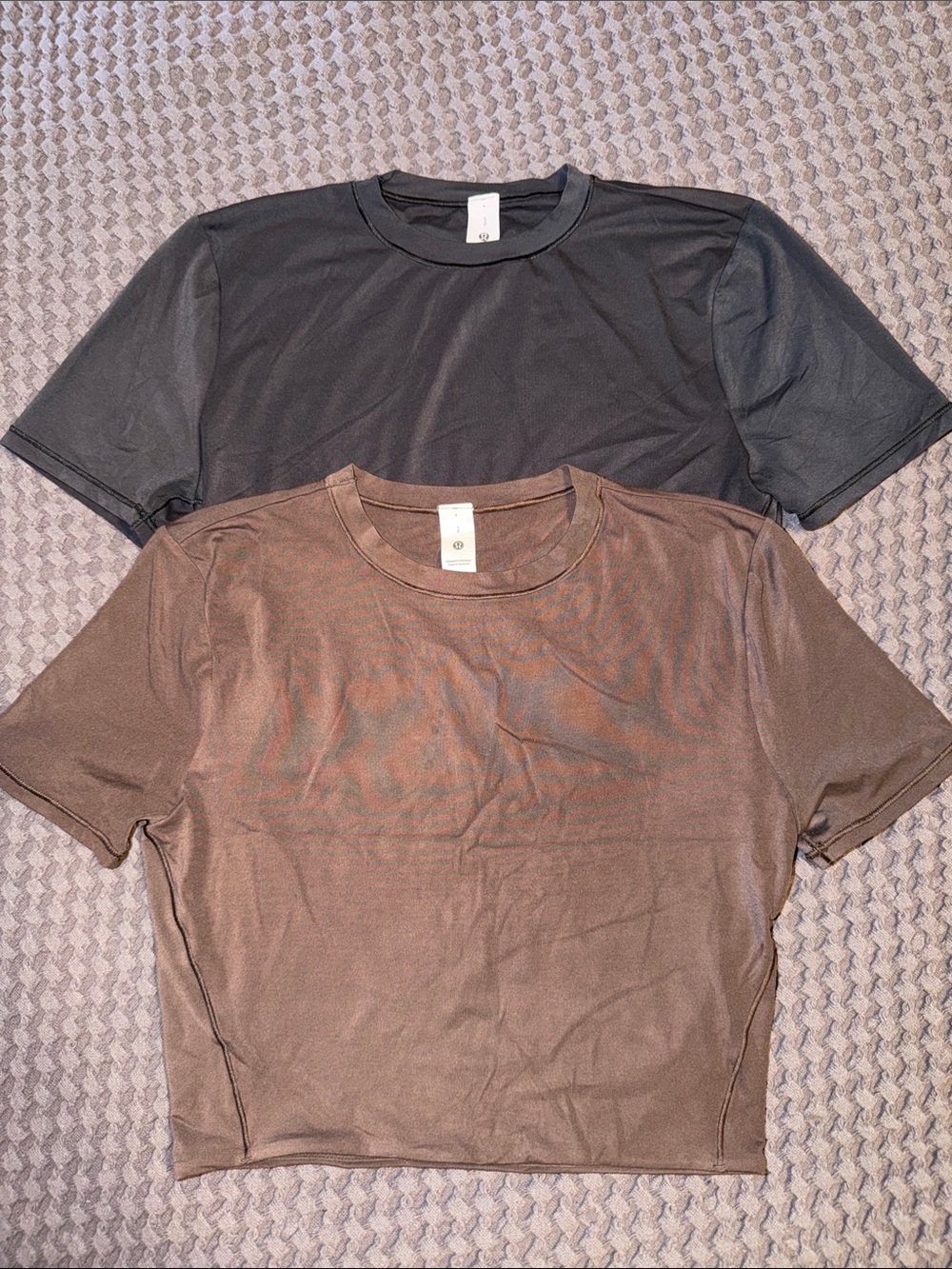 Lululemon Crew Neck Shirt Bundle - Brown & Black (softstreme?)